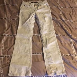 Light beige in color jordache jeans